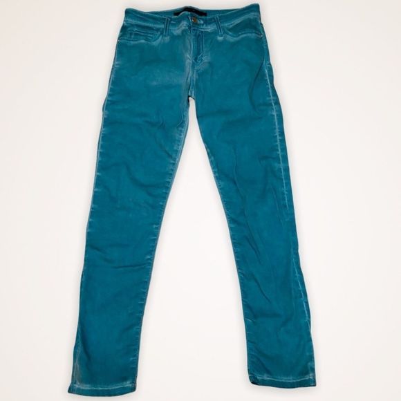 JOE’S JEANS The Icon Teal Cropped Ankle Jeans - Picture 1 of 11